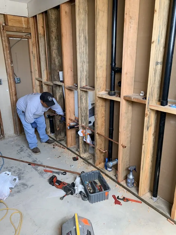 Commercial rough-in plumbing for Trenchless Sewer Repair in Lake Elmo